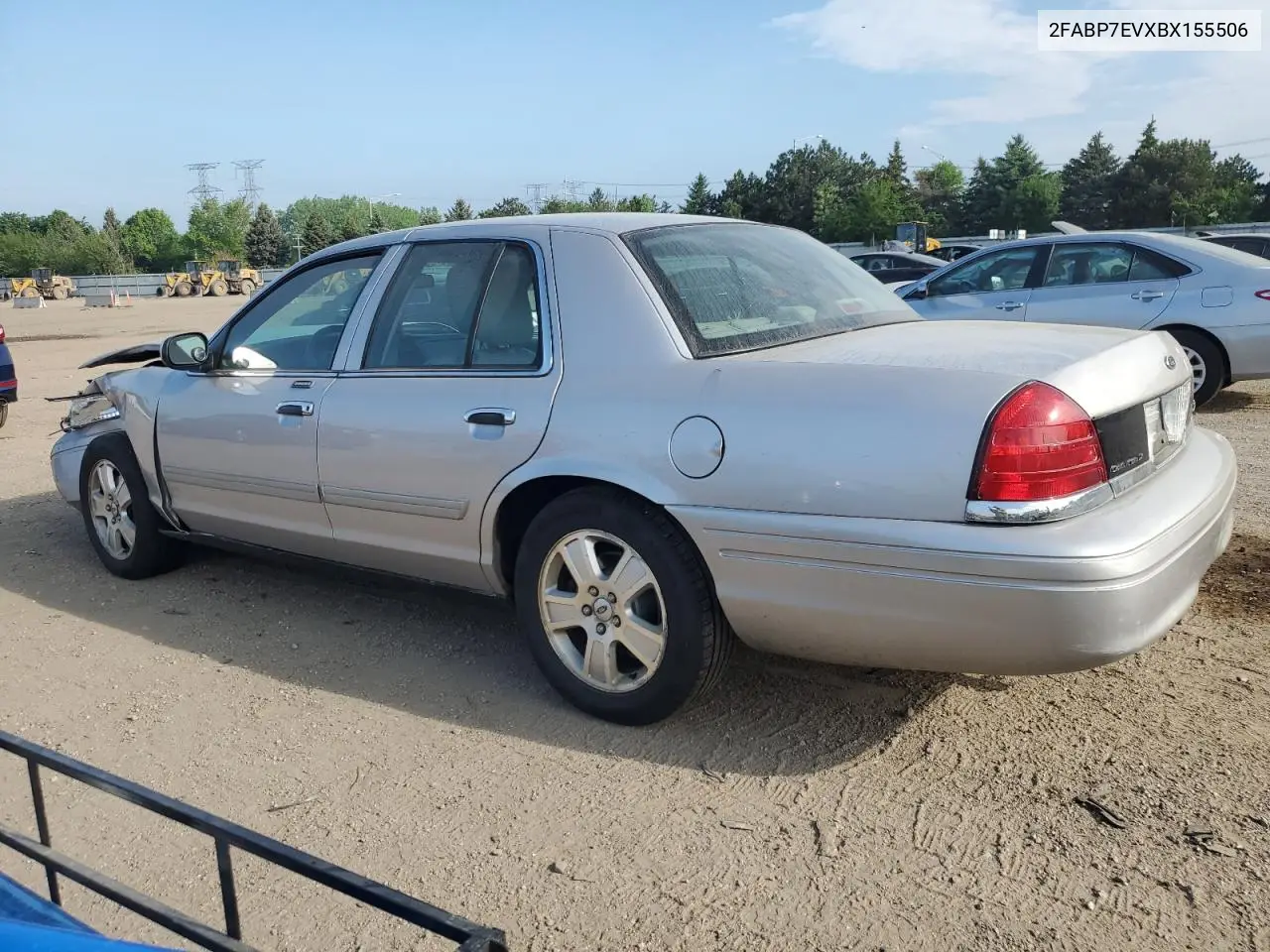 2011 Ford Crown Victoria Lx VIN: 2FABP7EVXBX155506 Lot: 56899375