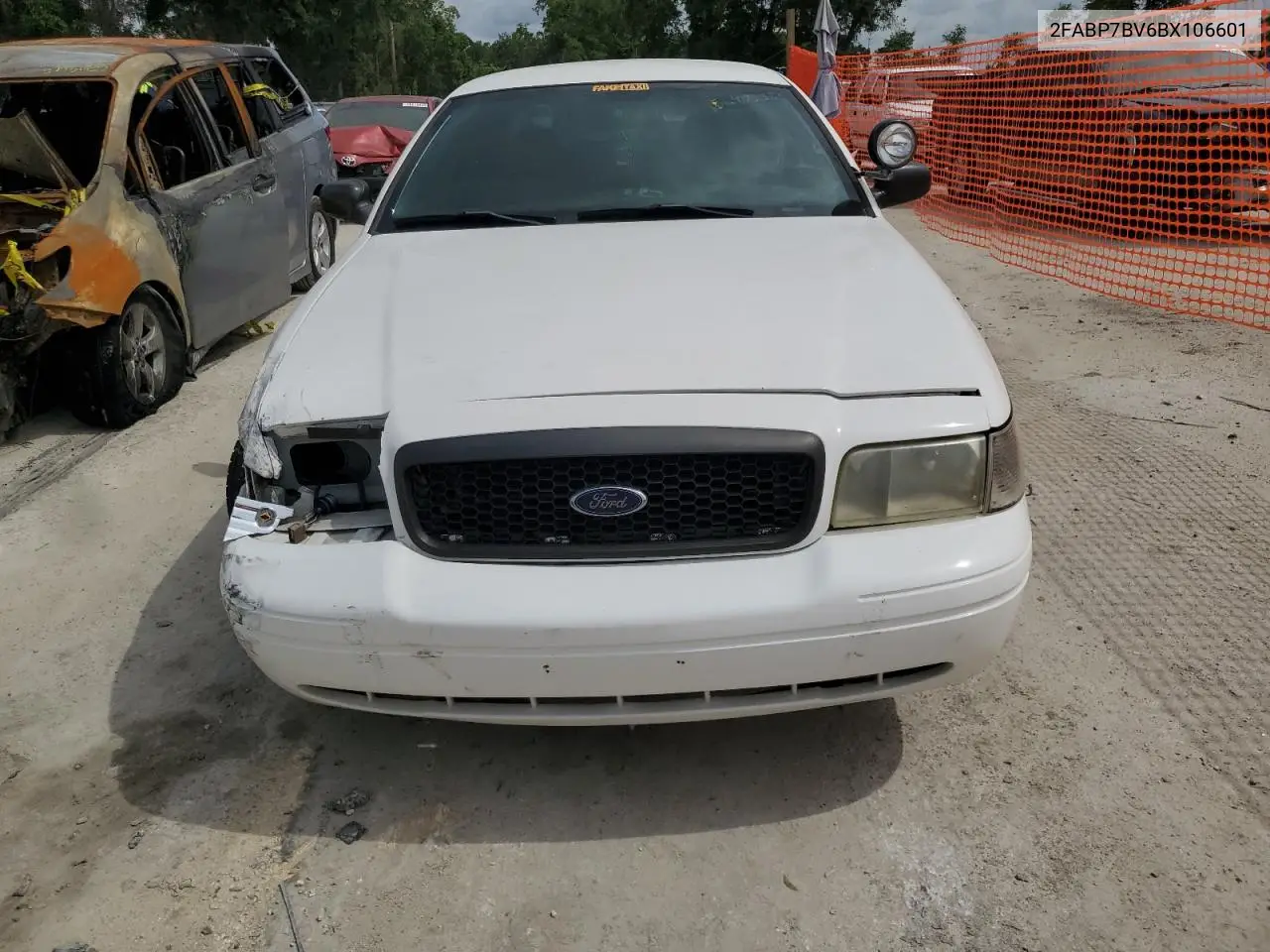 2011 Ford Crown Victoria Police Interceptor VIN: 2FABP7BV6BX106601 Lot: 58400525