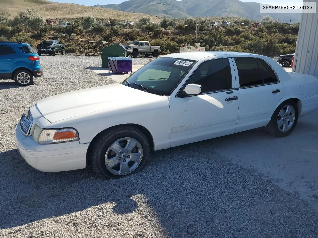 2011 Ford Crown Victoria Lx VIN: 2FABP7EV5BX133123 Lot: 61694065
