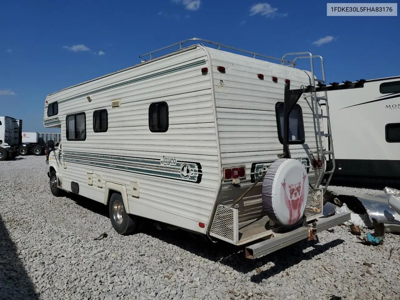 1985 Ford Econoline E350 Cutaway Van VIN: 1FDKE30L5FHA83176 Lot: 55968435