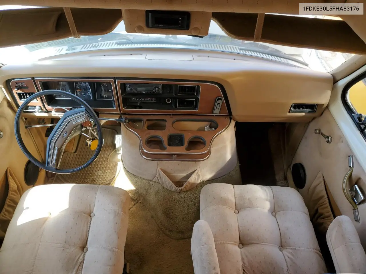 1985 Ford Econoline E350 Cutaway Van VIN: 1FDKE30L5FHA83176 Lot: 55968435