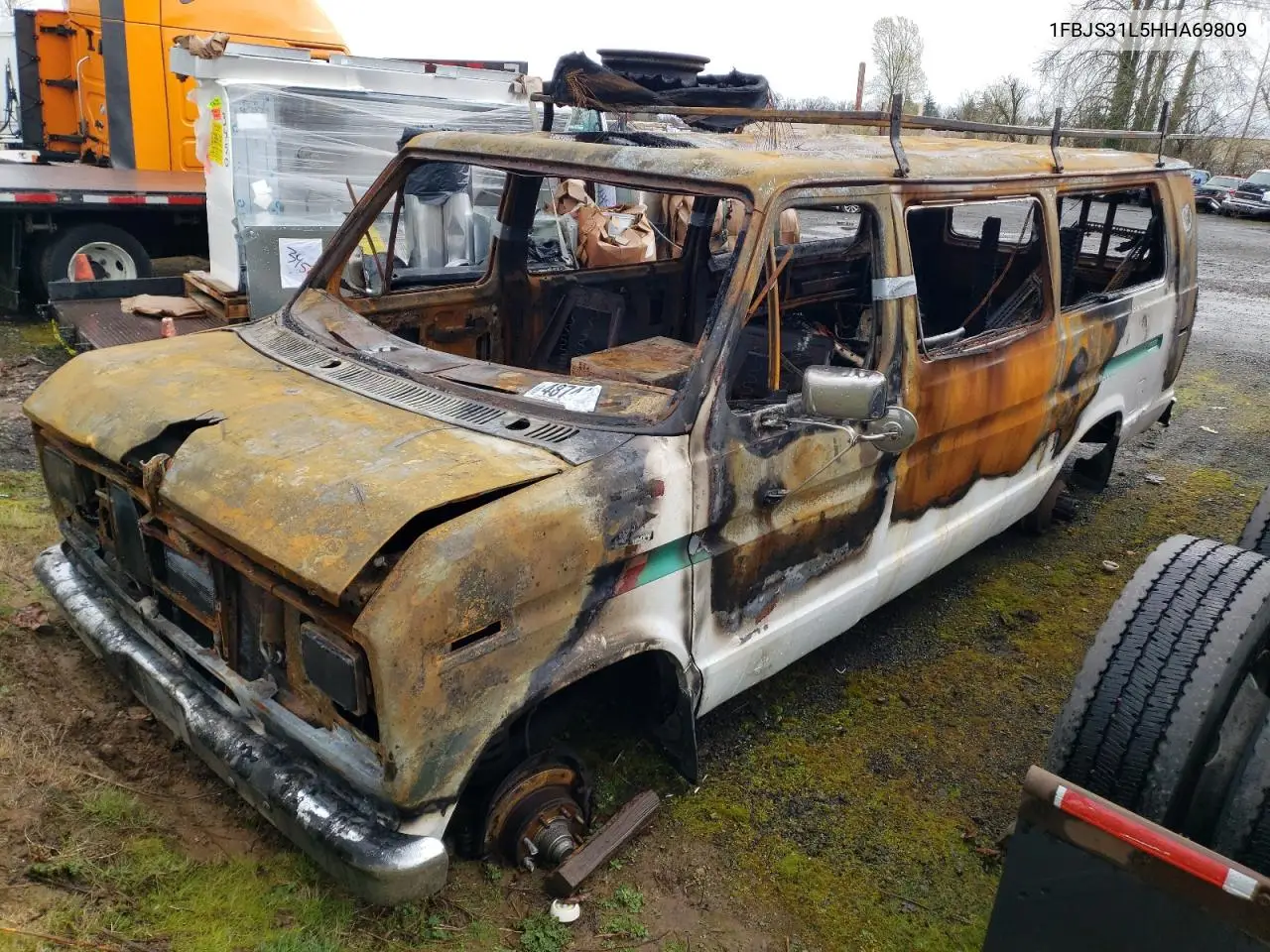 1987 Ford Econoline E350 Super Duty VIN: 1FBJS31L5HHA69809 Lot: 48744525