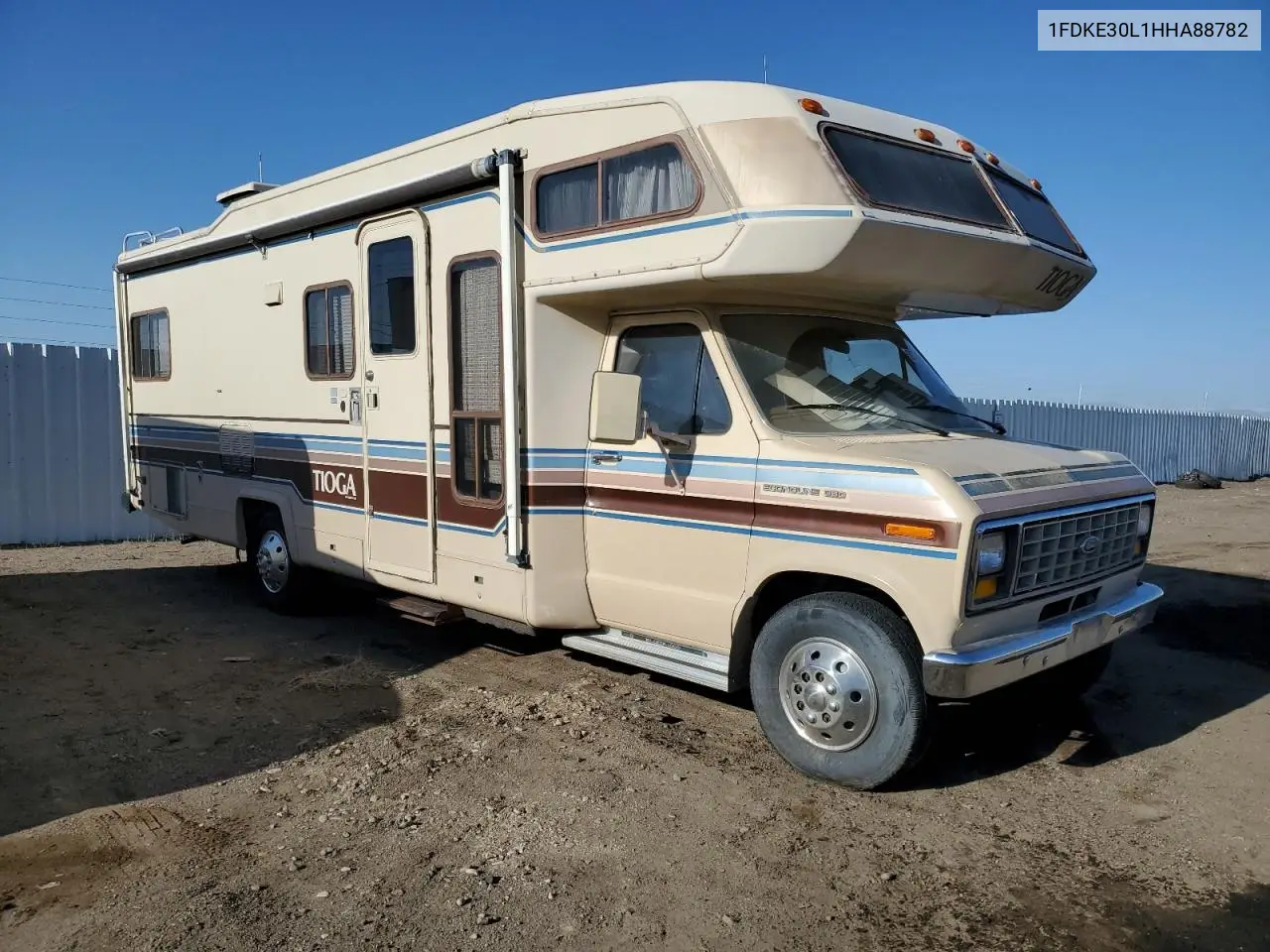 1987 Ford Econoline E350 Cutaway Van VIN: 1FDKE30L1HHA88782 Lot: 50777125