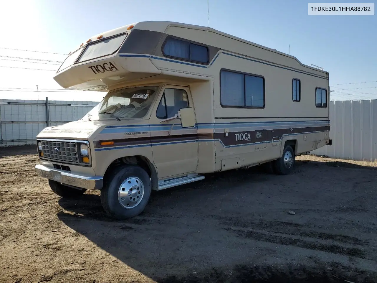 1987 Ford Econoline E350 Cutaway Van VIN: 1FDKE30L1HHA88782 Lot: 50777125