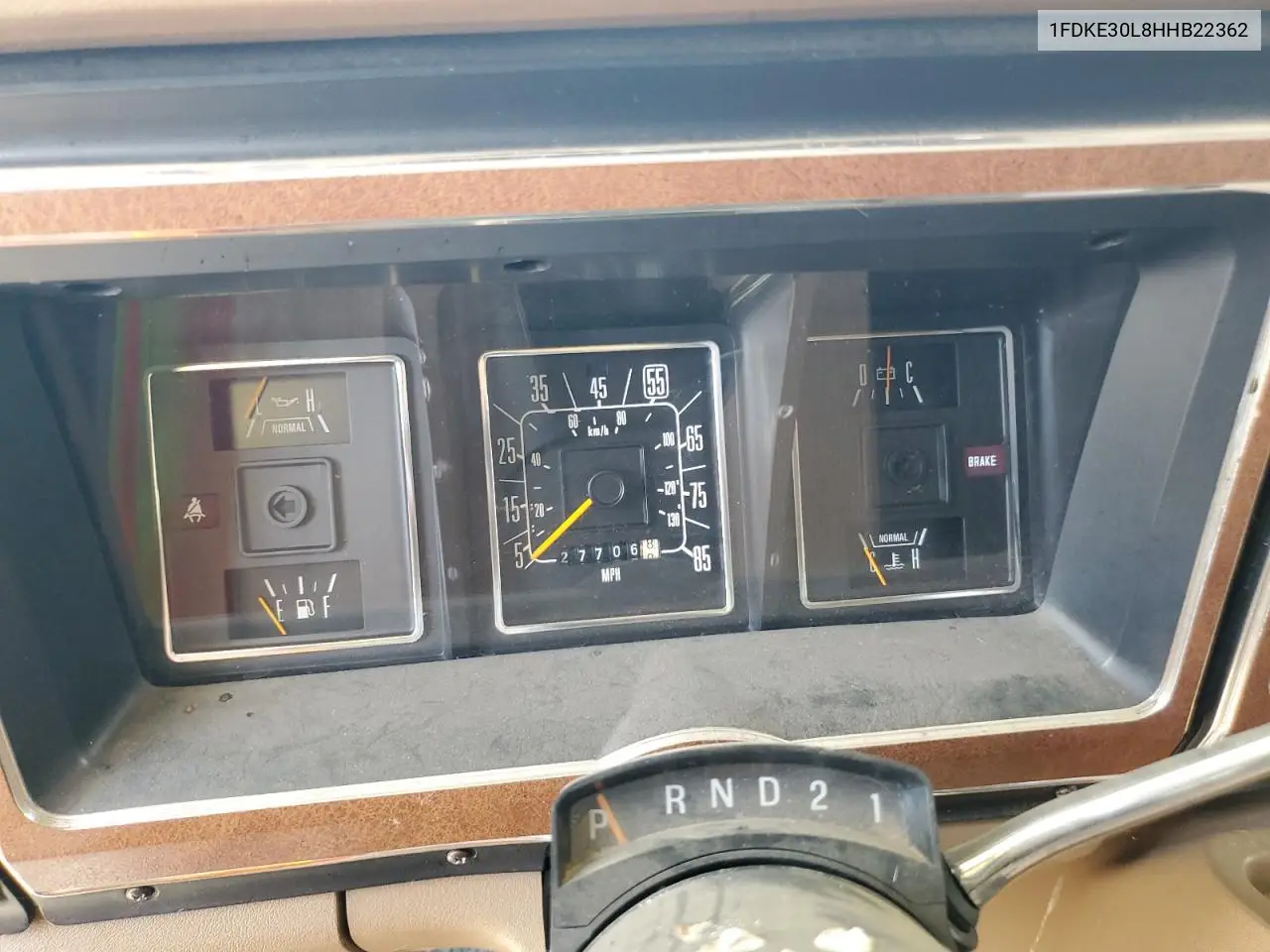 1987 Ford Econoline E350 Cutaway Van VIN: 1FDKE30L8HHB22362 Lot: 61780445