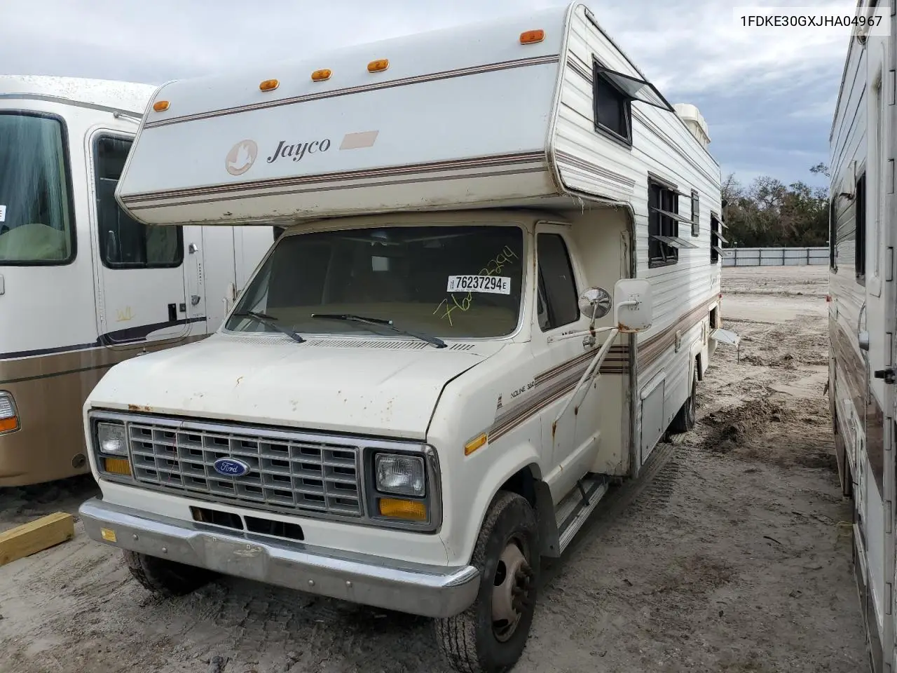 1988 Ford Econoline E350 Cutaway Van VIN: 1FDKE30GXJHA04967 Lot: 46941425