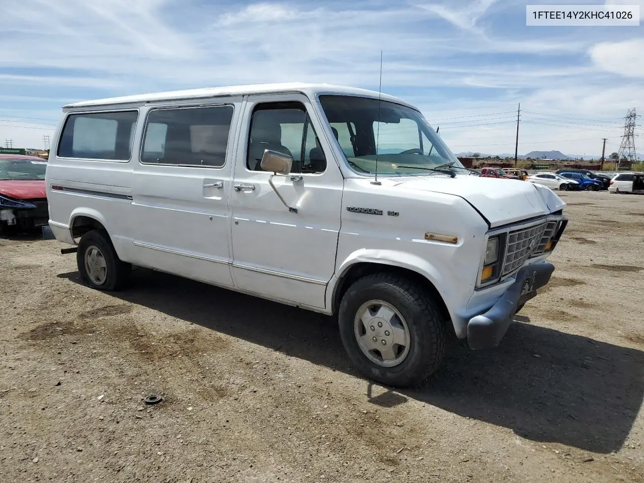 1989 Ford Econoline E150 Van VIN: 1FTEE14Y2KHC41026 Lot: 49440055