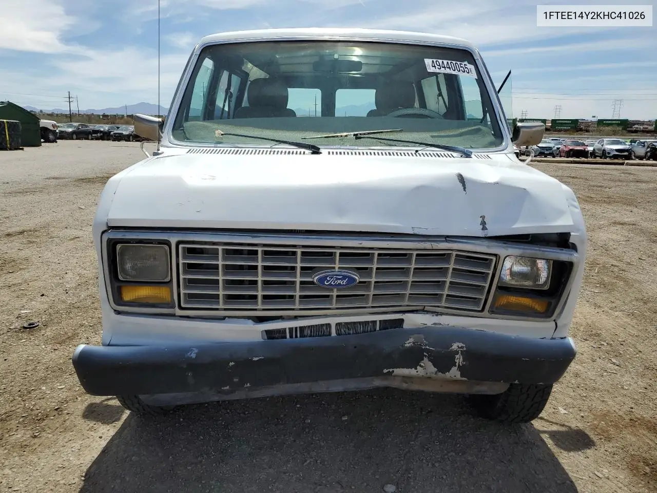 1989 Ford Econoline E150 Van VIN: 1FTEE14Y2KHC41026 Lot: 49440055