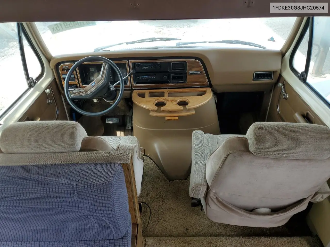 1989 Ford Econoline E350 Cutaway Van VIN: 1FDKE30G8JHC20574 Lot: 61045915