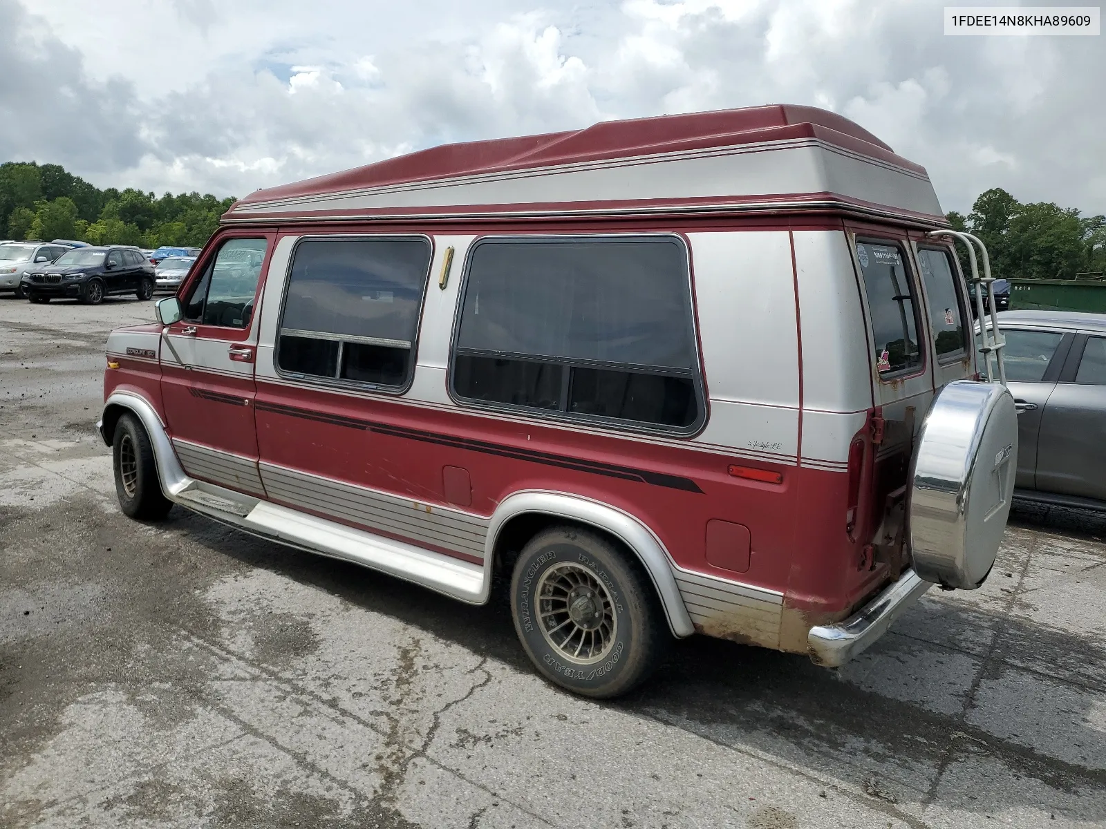 1989 Ford Econoline E150 Van VIN: 1FDEE14N8KHA89609 Lot: 65442094