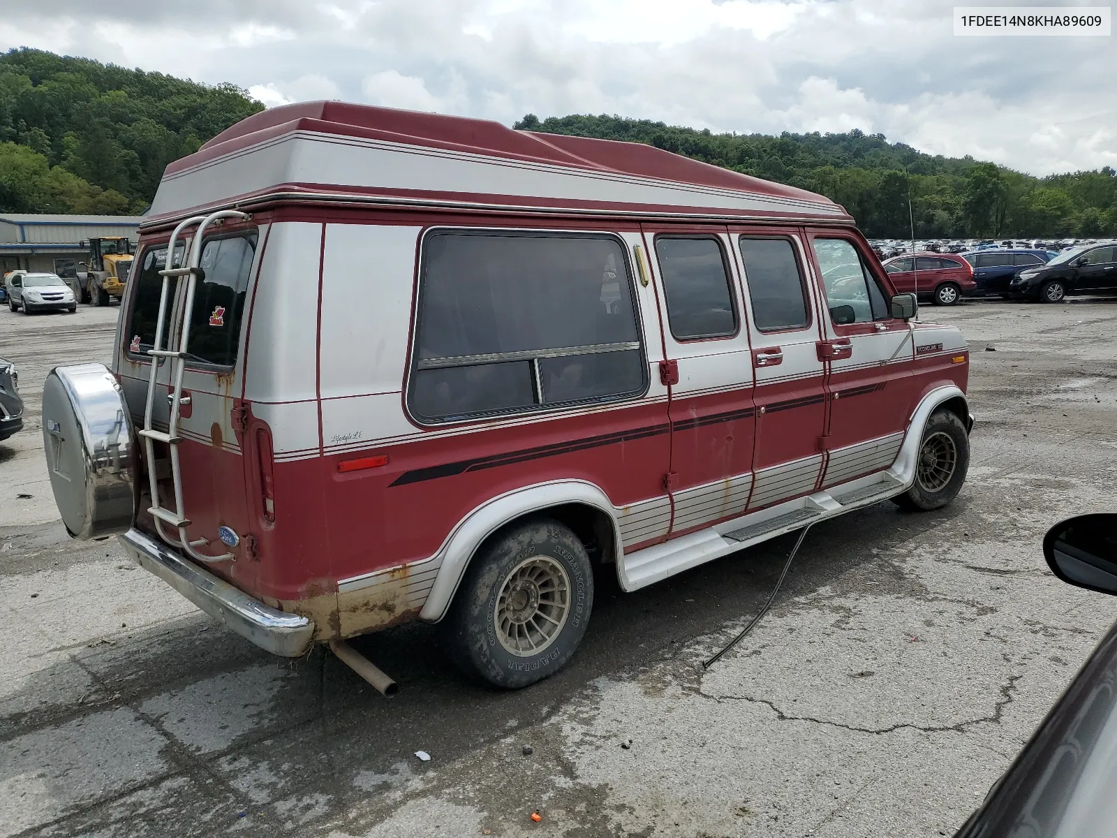 1989 Ford Econoline E150 Van VIN: 1FDEE14N8KHA89609 Lot: 65442094