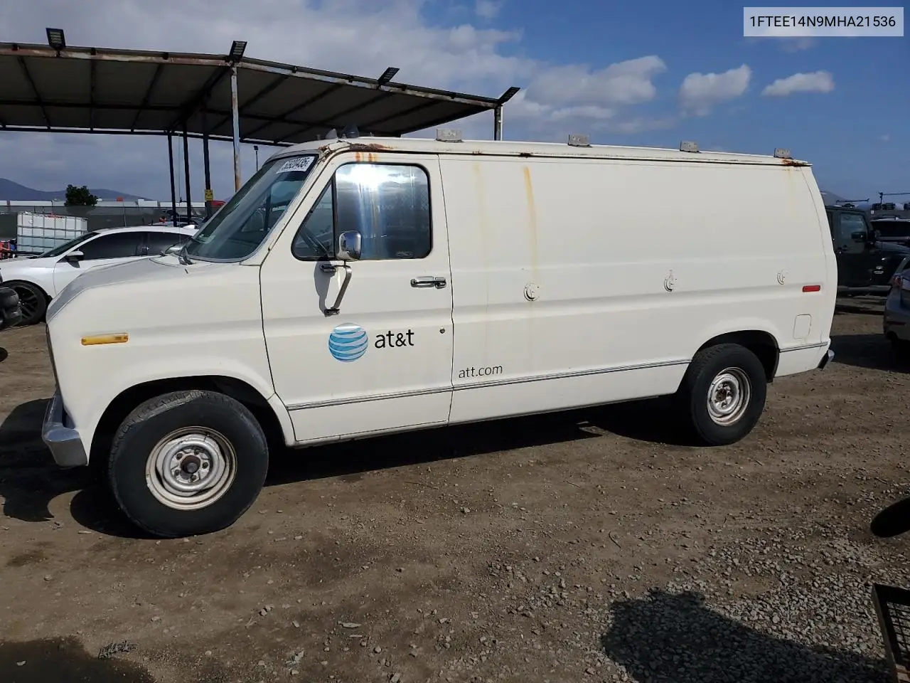 1991 Ford Econoline E150 Van VIN: 1FTEE14N9MHA21536 Lot: 50920435