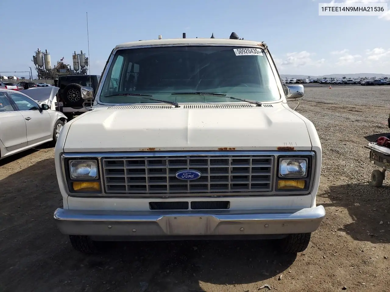 1991 Ford Econoline E150 Van VIN: 1FTEE14N9MHA21536 Lot: 50920435