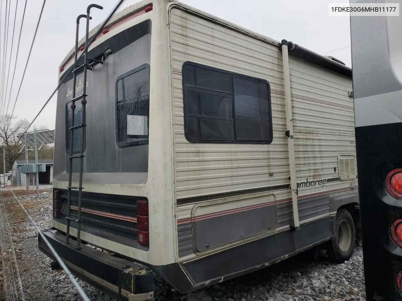 1991 Ford Econoline E350 Cutaway Van VIN: 1FDKE30G6MHB11177 Lot: 52108255