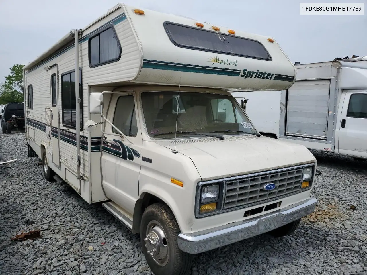 1991 Ford Econoline E350 Cutaway Van VIN: 1FDKE30G1MHB17789 Lot: 53789215