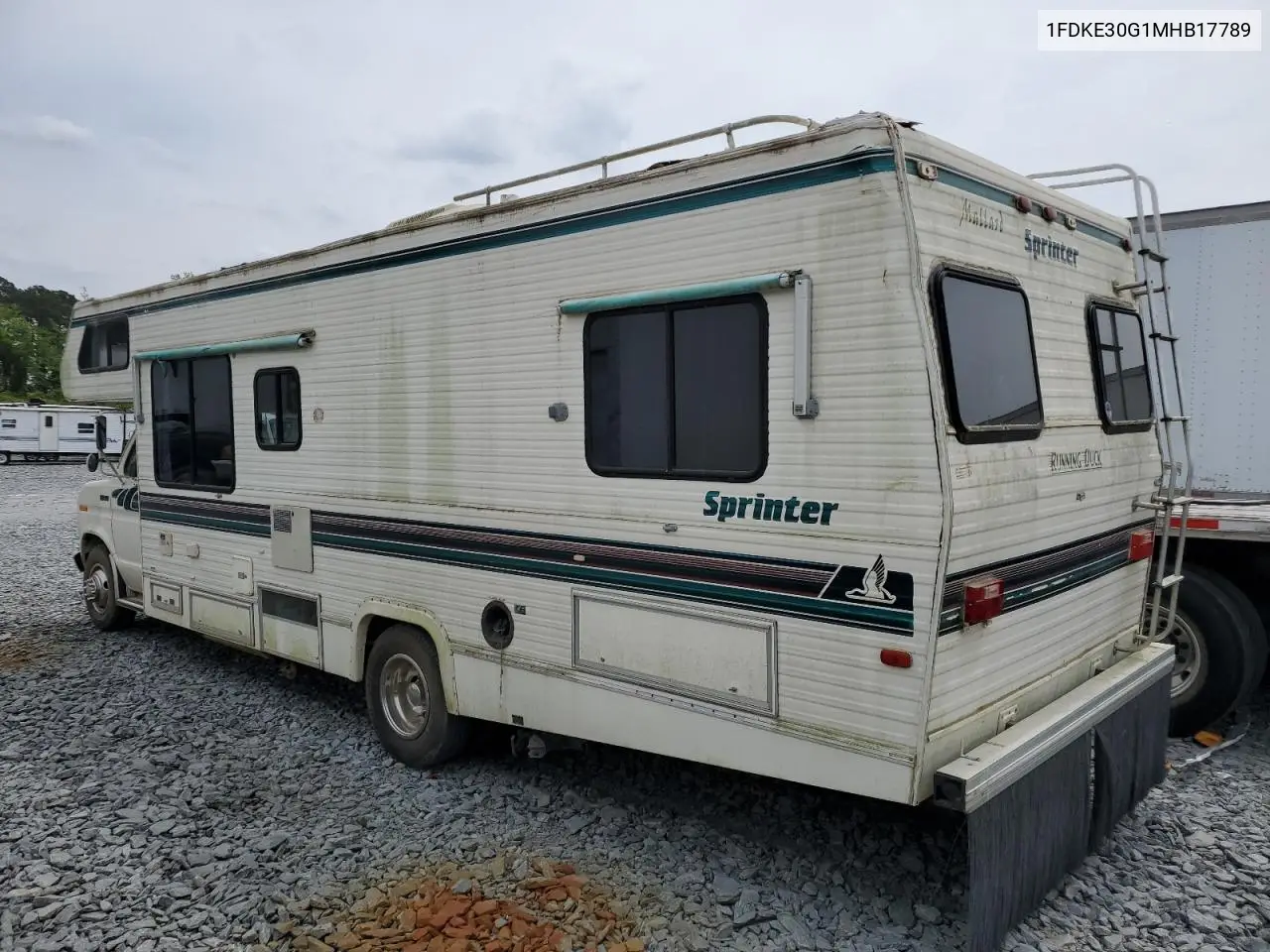 1991 Ford Econoline E350 Cutaway Van VIN: 1FDKE30G1MHB17789 Lot: 53789215