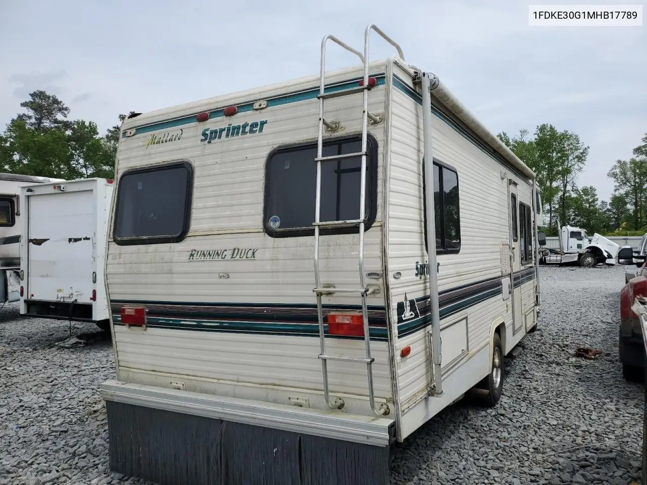 1991 Ford Econoline E350 Cutaway Van VIN: 1FDKE30G1MHB17789 Lot: 53789215