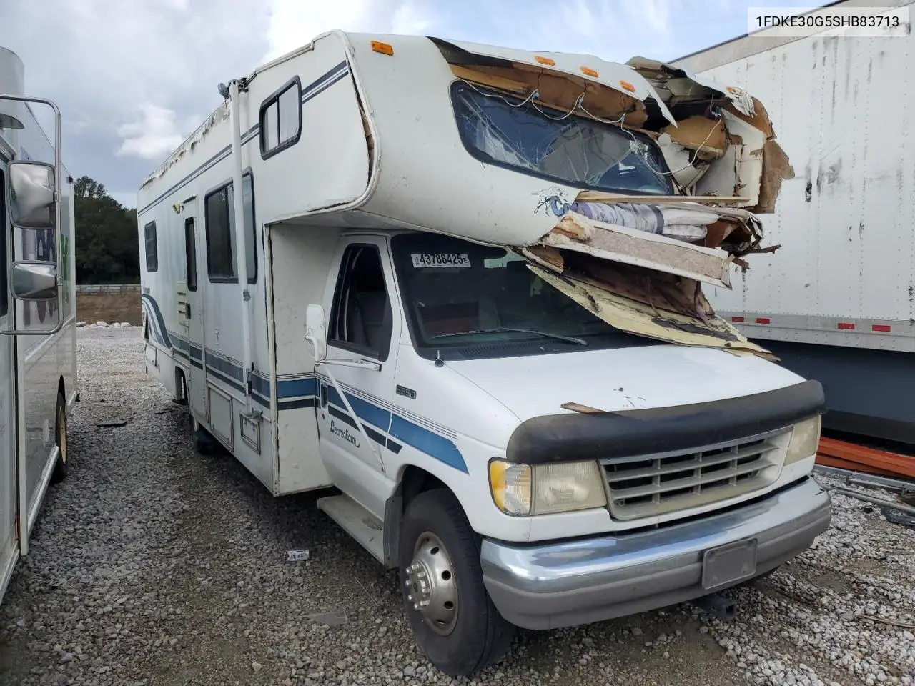 1995 Ford Econoline E350 Cutaway Van VIN: 1FDKE30G5SHB83713 Lot: 43788425