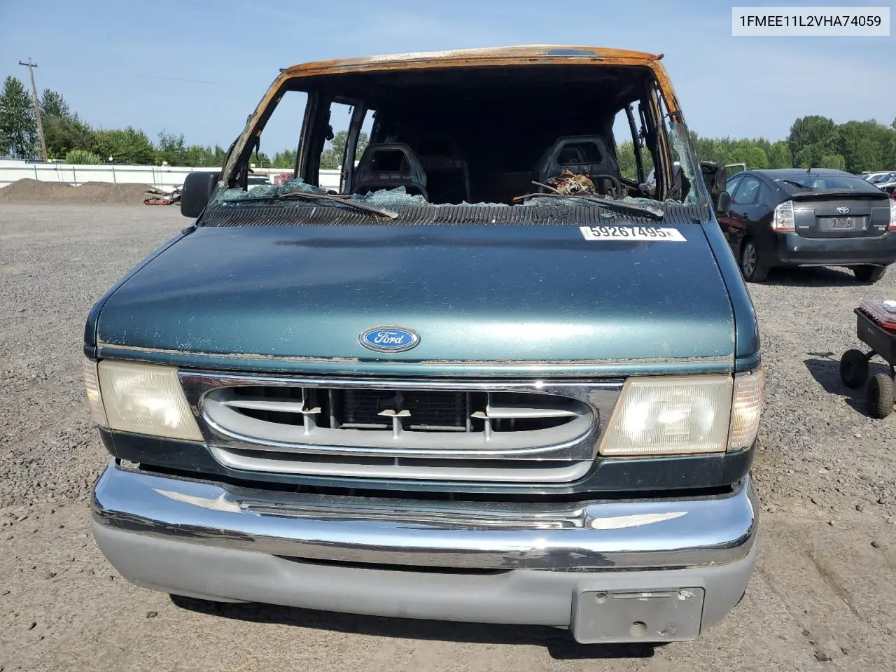 1997 Ford Econoline E150 VIN: 1FMEE11L2VHA74059 Lot: 59267495