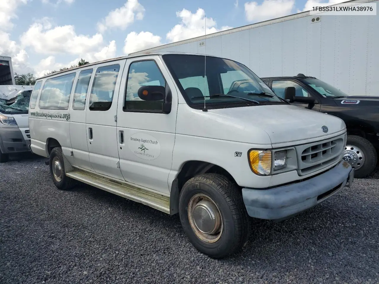1998 Ford Econoline E350 Super Duty VIN: 1FBSS31LXWHA38976 Lot: 64163225