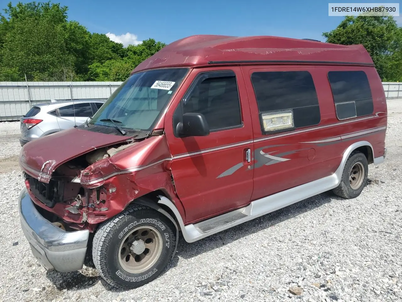1999 Ford Econoline E150 Van VIN: 1FDRE14W6XHB87930 Lot: 56466655