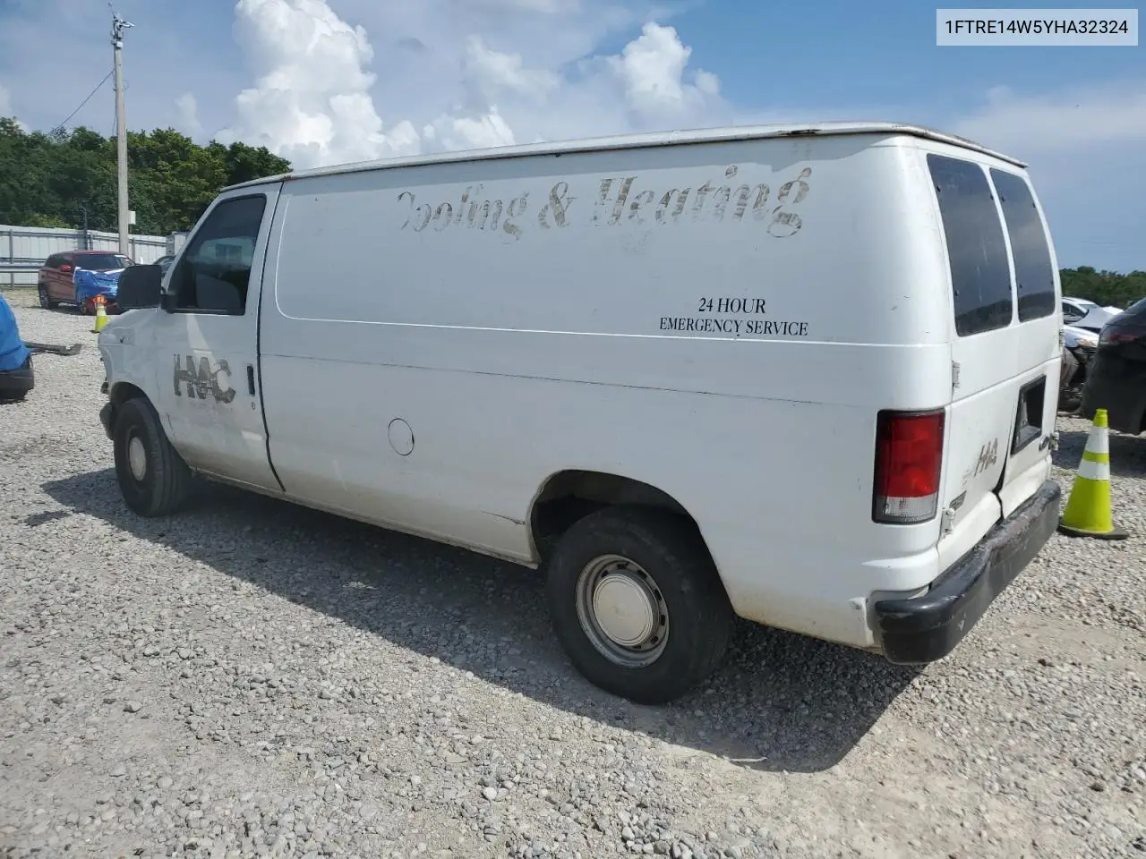 2000 Ford Econoline E150 Van VIN: 1FTRE14W5YHA32324 Lot: 62725315