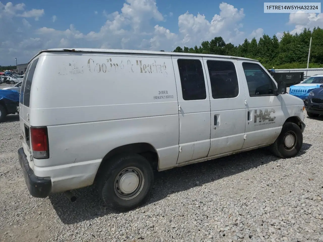 2000 Ford Econoline E150 Van VIN: 1FTRE14W5YHA32324 Lot: 62725315