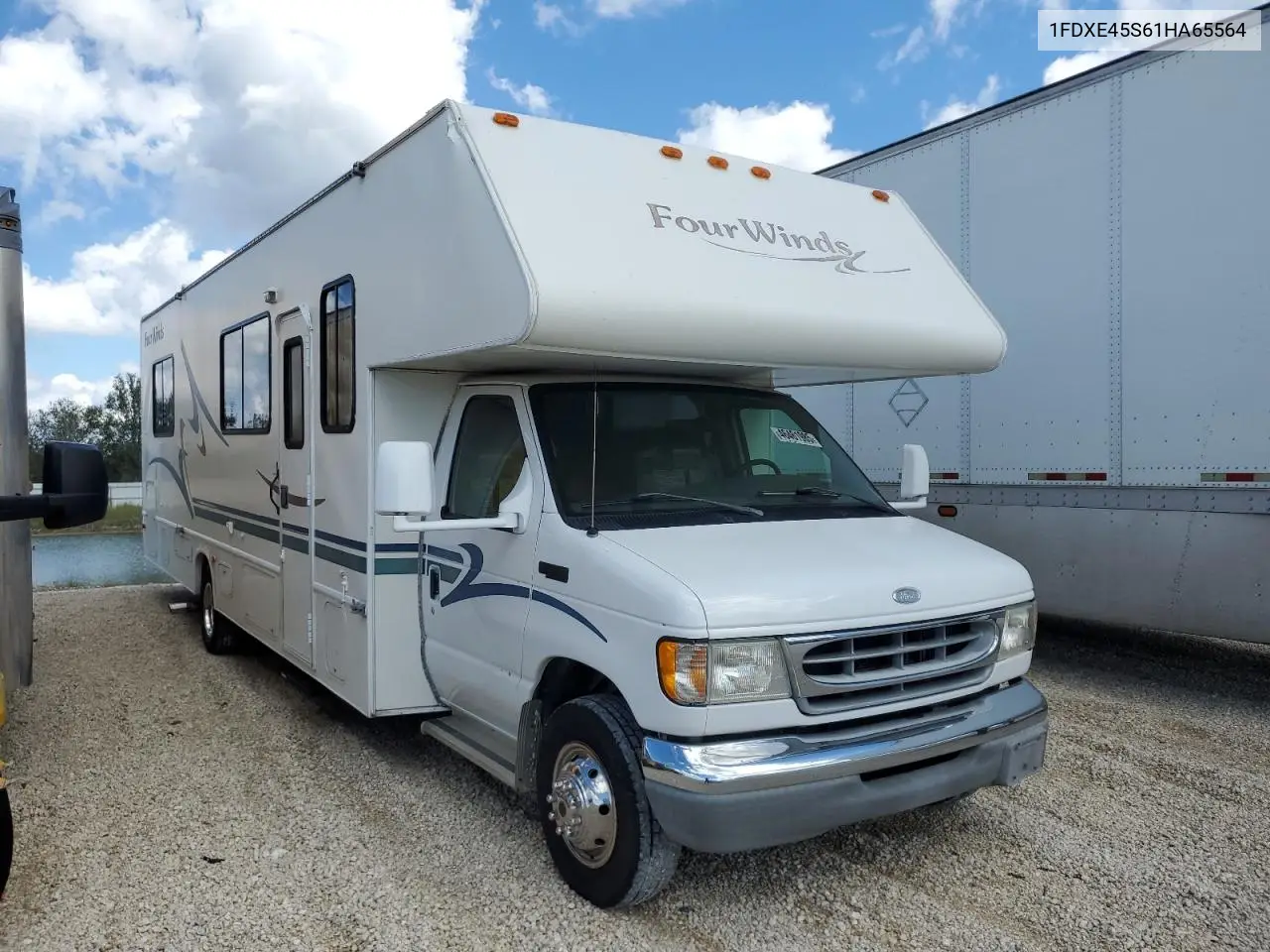 2001 Ford Econoline E450 Super Duty Cutaway Van VIN: 1FDXE45S61HA65564 Lot: 46461985