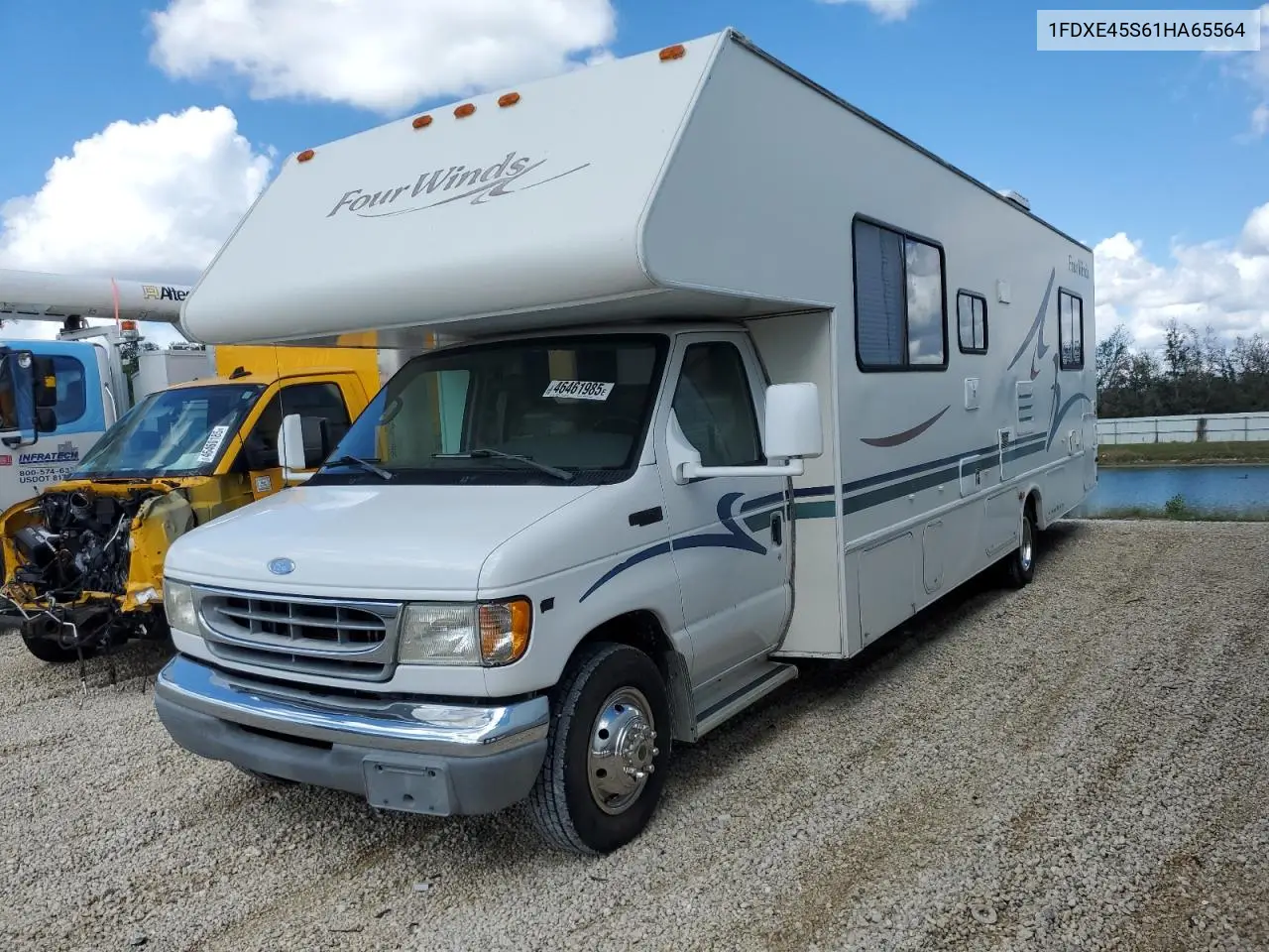 2001 Ford Econoline E450 Super Duty Cutaway Van VIN: 1FDXE45S61HA65564 Lot: 46461985