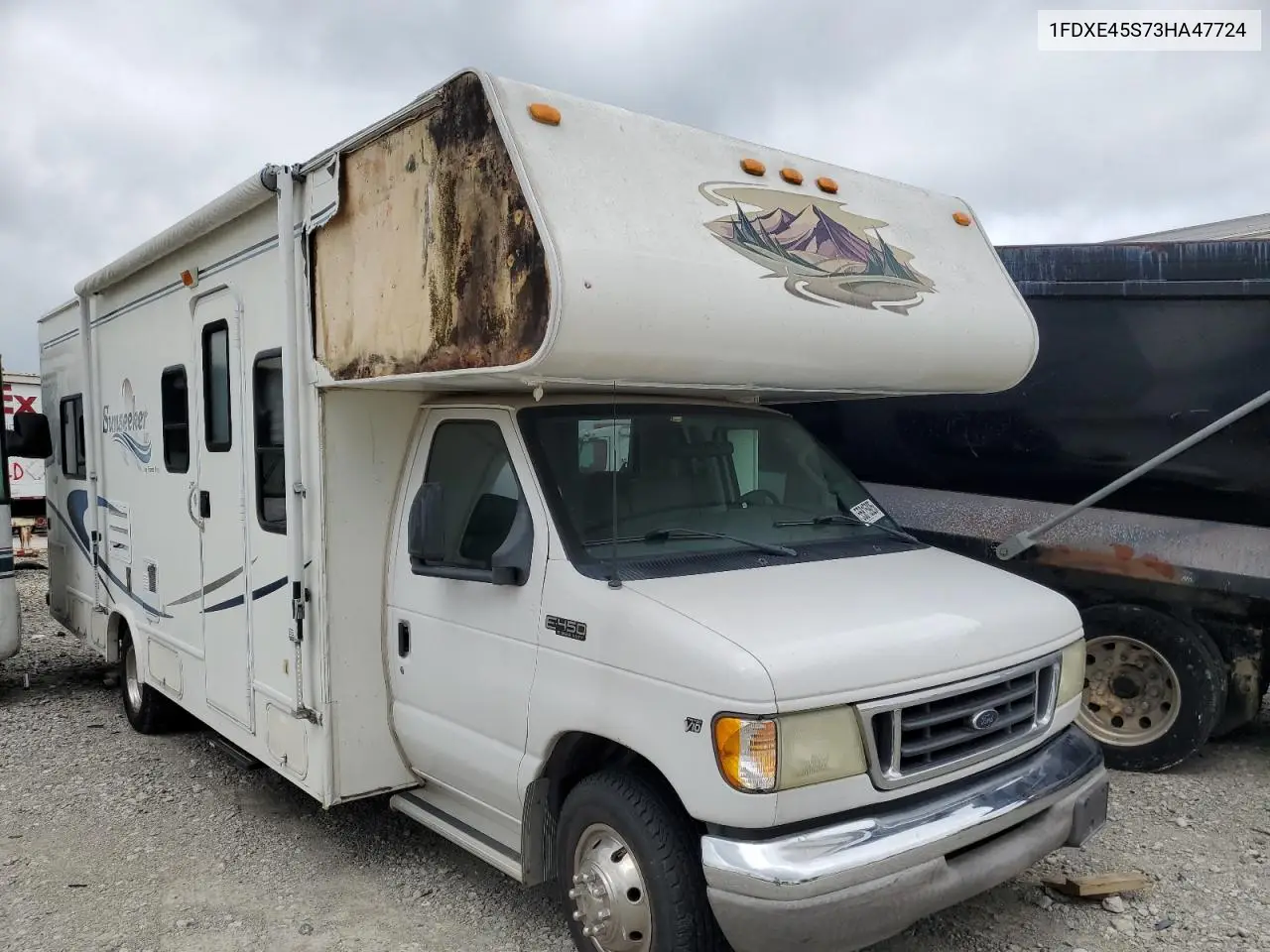 2003 Ford Econoline E450 Super Duty Cutaway Van VIN: 1FDXE45S73HA47724 Lot: 55815925