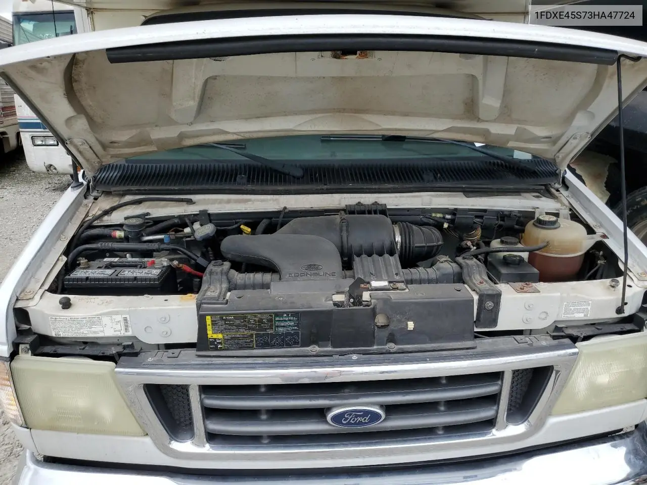 2003 Ford Econoline E450 Super Duty Cutaway Van VIN: 1FDXE45S73HA47724 Lot: 55815925