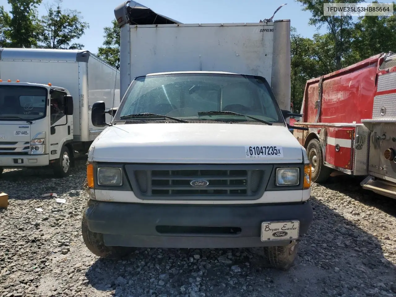 2003 Ford Econoline E350 Super Duty Cutaway Van VIN: 1FDWE35L53HB85664 Lot: 61047235