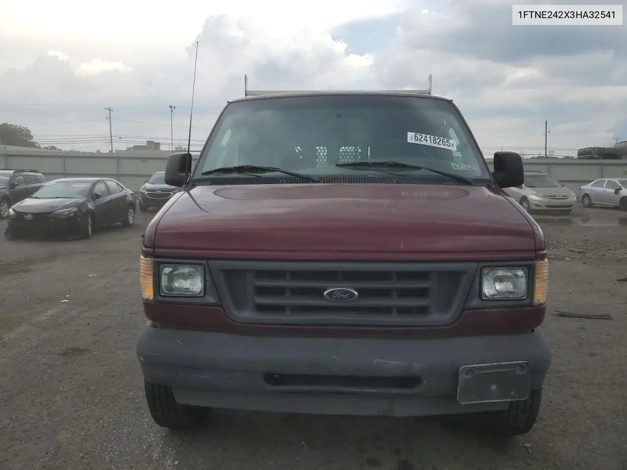 2003 Ford Econoline E250 Van VIN: 1FTNE242X3HA32541 Lot: 62418265