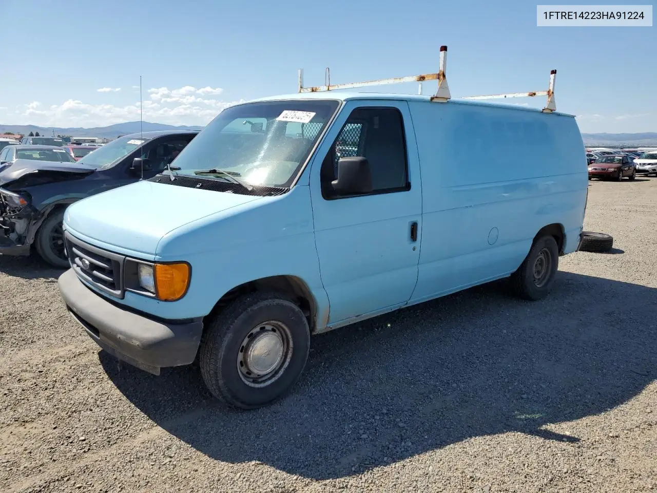 2003 Ford Econoline E150 Van VIN: 1FTRE14223HA91224 Lot: 62784895
