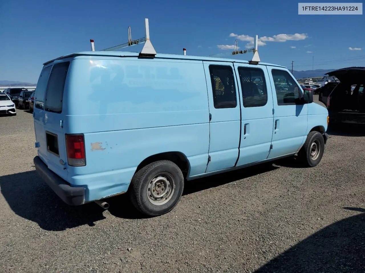 2003 Ford Econoline E150 Van VIN: 1FTRE14223HA91224 Lot: 62784895
