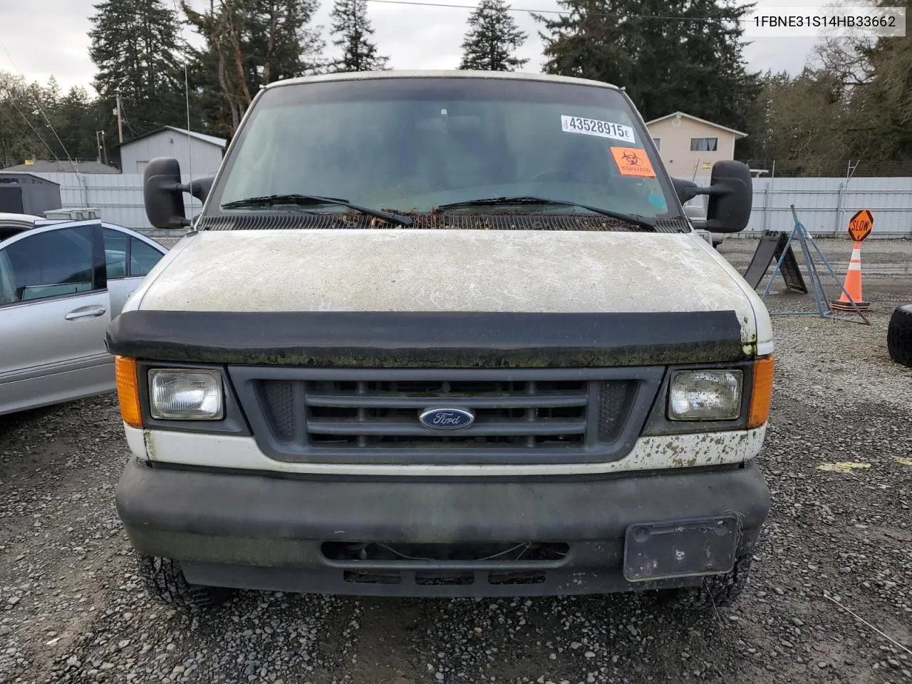 2004 Ford Econoline E350 Super Duty Wagon VIN: 1FBNE31S14HB33662 Lot: 43528915