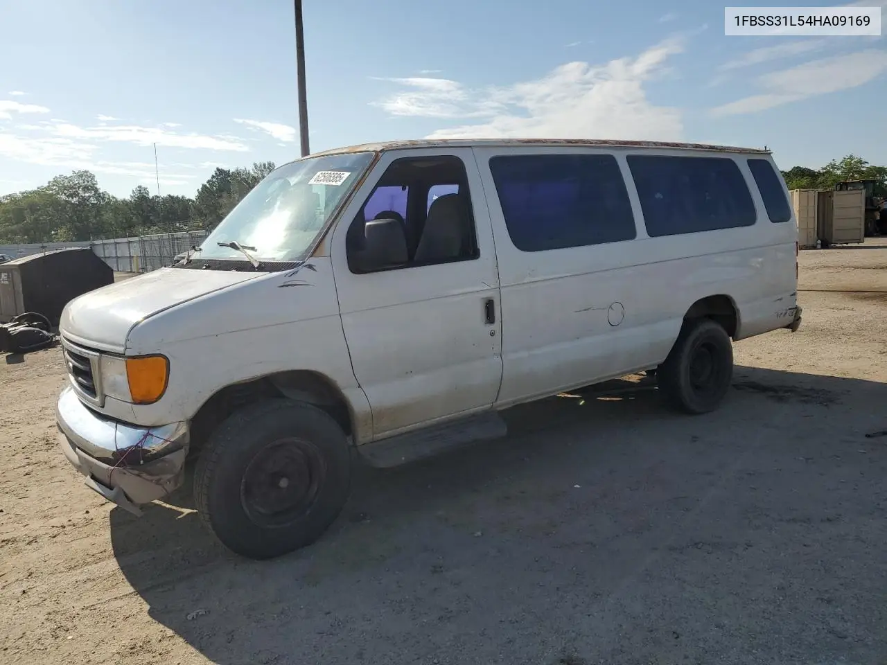 2004 Ford Econoline E350 Super Duty Wagon VIN: 1FBSS31L54HA09169 Lot: 62506585
