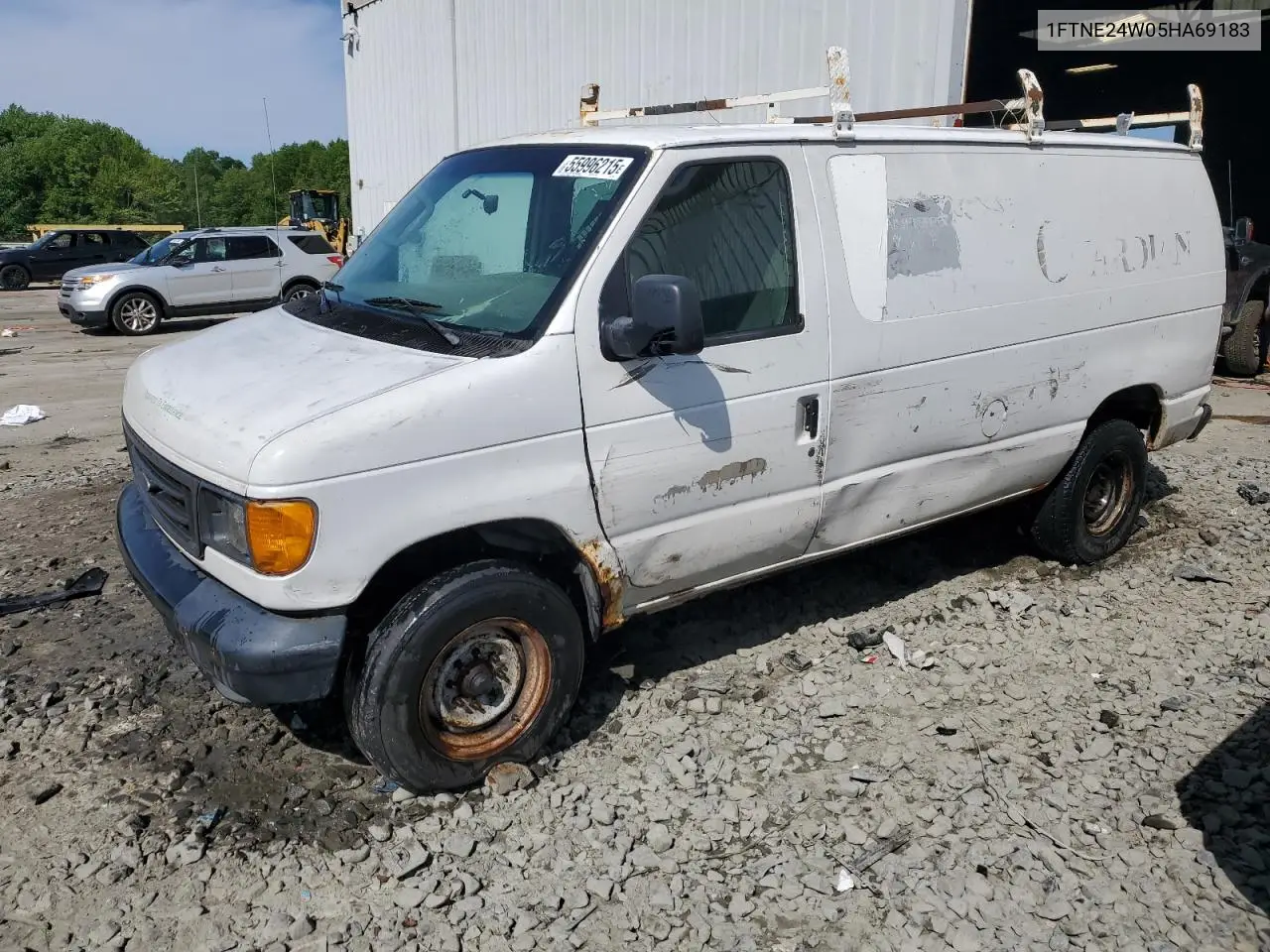 2005 Ford Econoline E250 Van VIN: 1FTNE24W05HA69183 Lot: 55996215