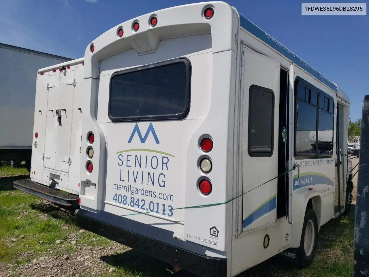 2006 Ford Econoline E350 Super Duty Cutaway Van VIN: 1FDWE35L96DB28296 Lot: 49893045
