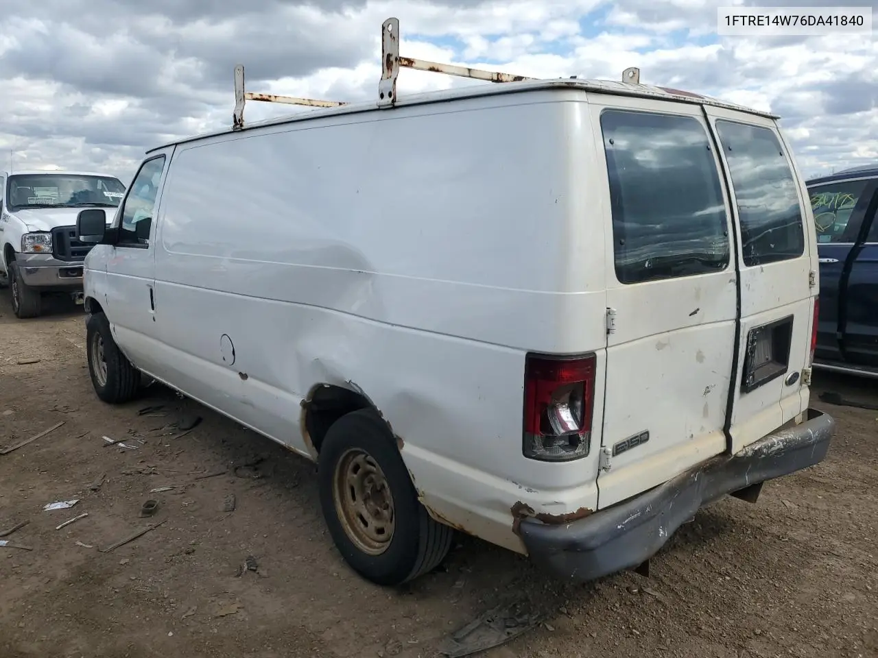 2006 Ford Econoline E150 Van VIN: 1FTRE14W76DA41840 Lot: 53242495