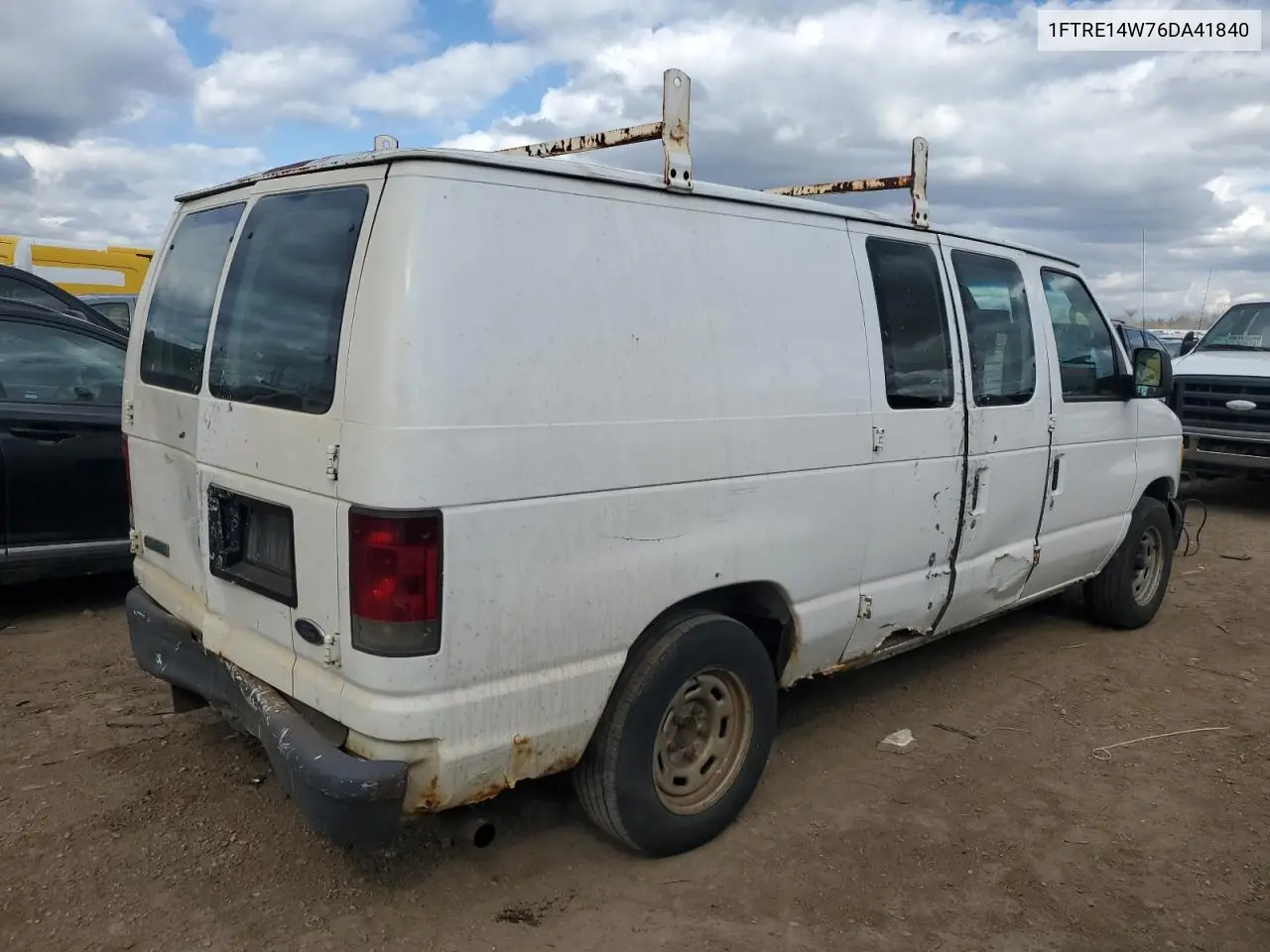 2006 Ford Econoline E150 Van VIN: 1FTRE14W76DA41840 Lot: 53242495