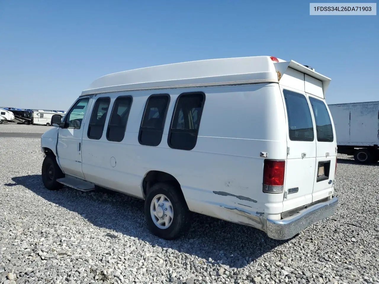 2006 Ford Econoline E350 Super Duty Van VIN: 1FDSS34L26DA71903 Lot: 62395145