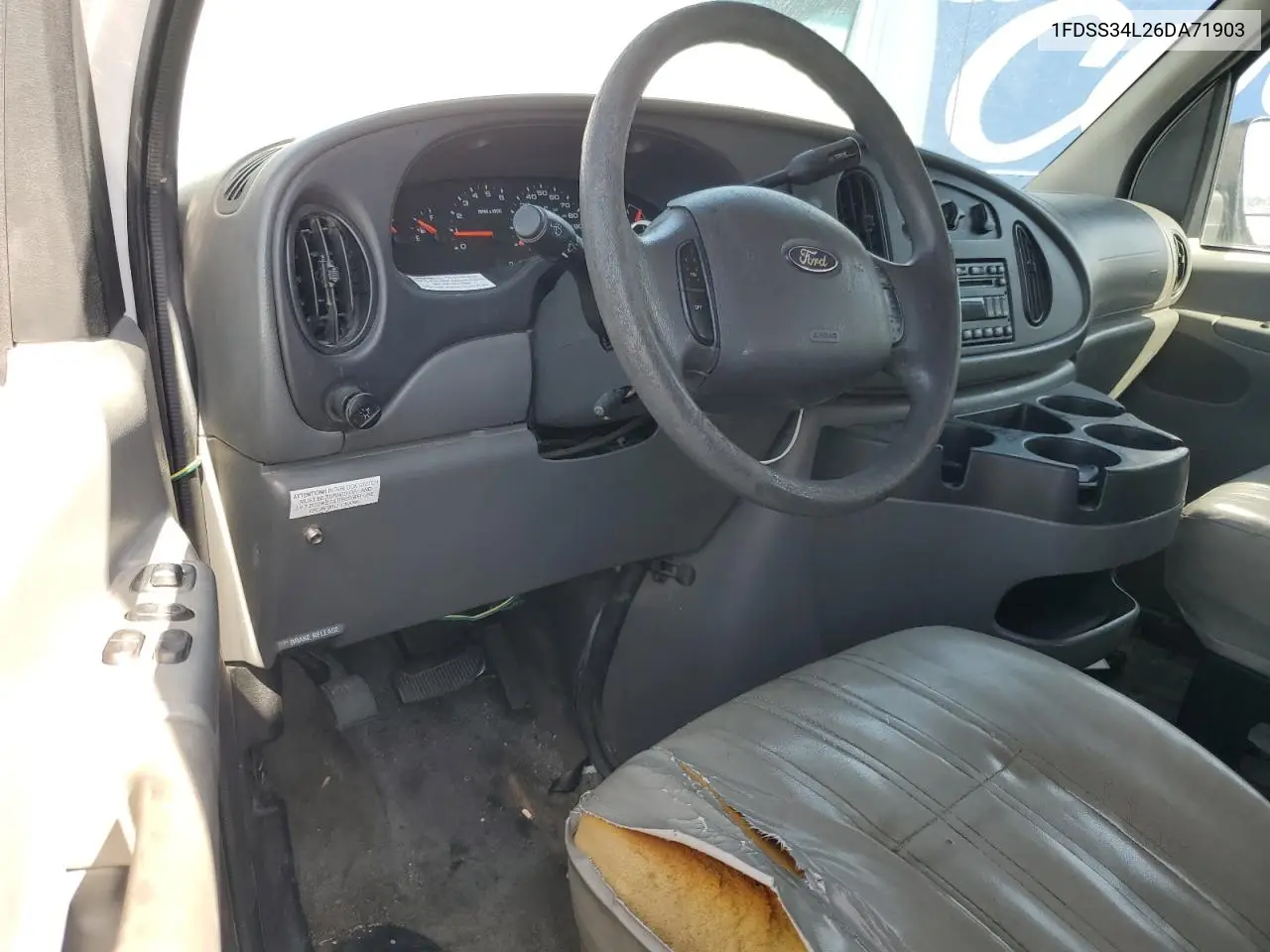 2006 Ford Econoline E350 Super Duty Van VIN: 1FDSS34L26DA71903 Lot: 62395145