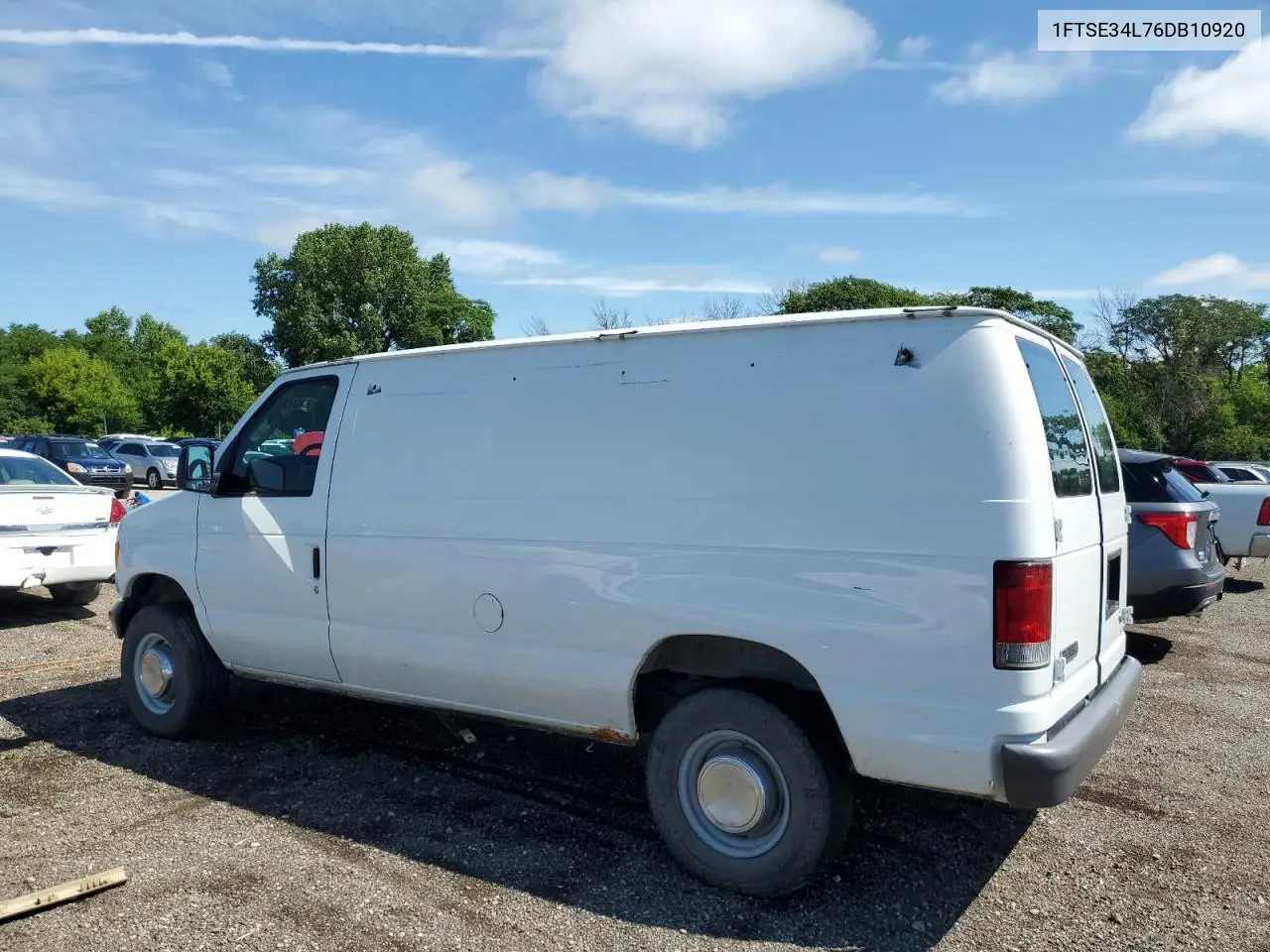 2006 Ford Econoline E350 Super Duty Van VIN: 1FTSE34L76DB10920 Lot: 62496745