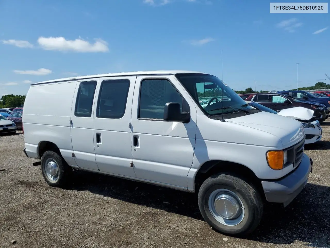 2006 Ford Econoline E350 Super Duty Van VIN: 1FTSE34L76DB10920 Lot: 62496745