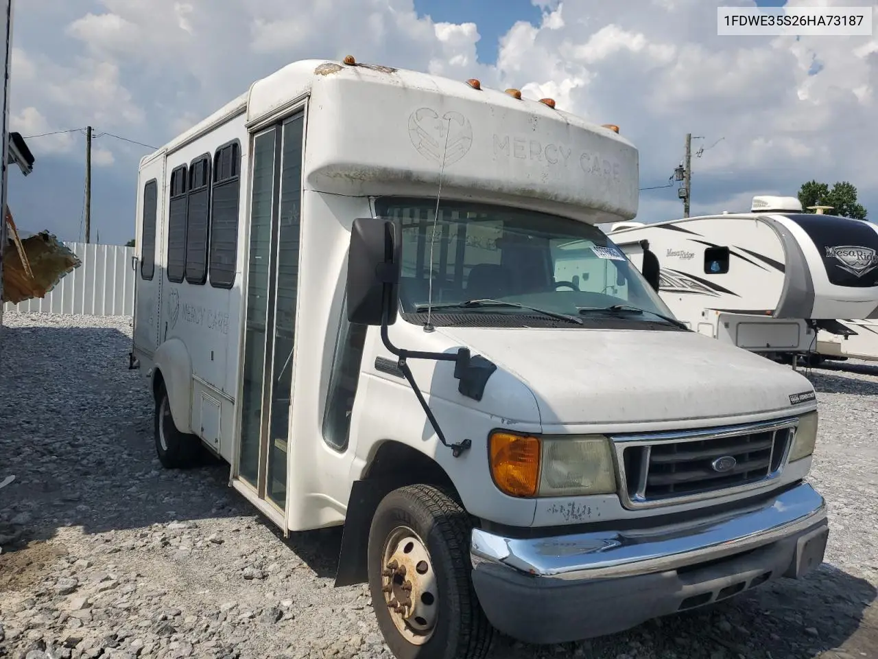 2006 Ford Econoline E350 Super Duty Cutaway Van VIN: 1FDWE35S26HA73187 Lot: 62775825