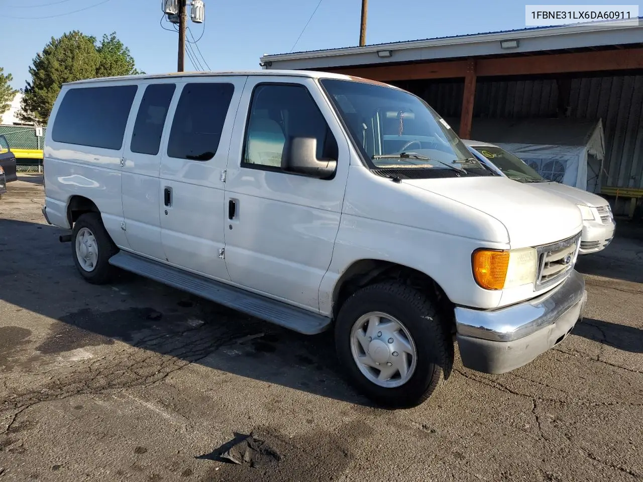 2006 Ford Econoline E350 Super Duty Wagon VIN: 1FBNE31LX6DA60911 Lot: 62935835