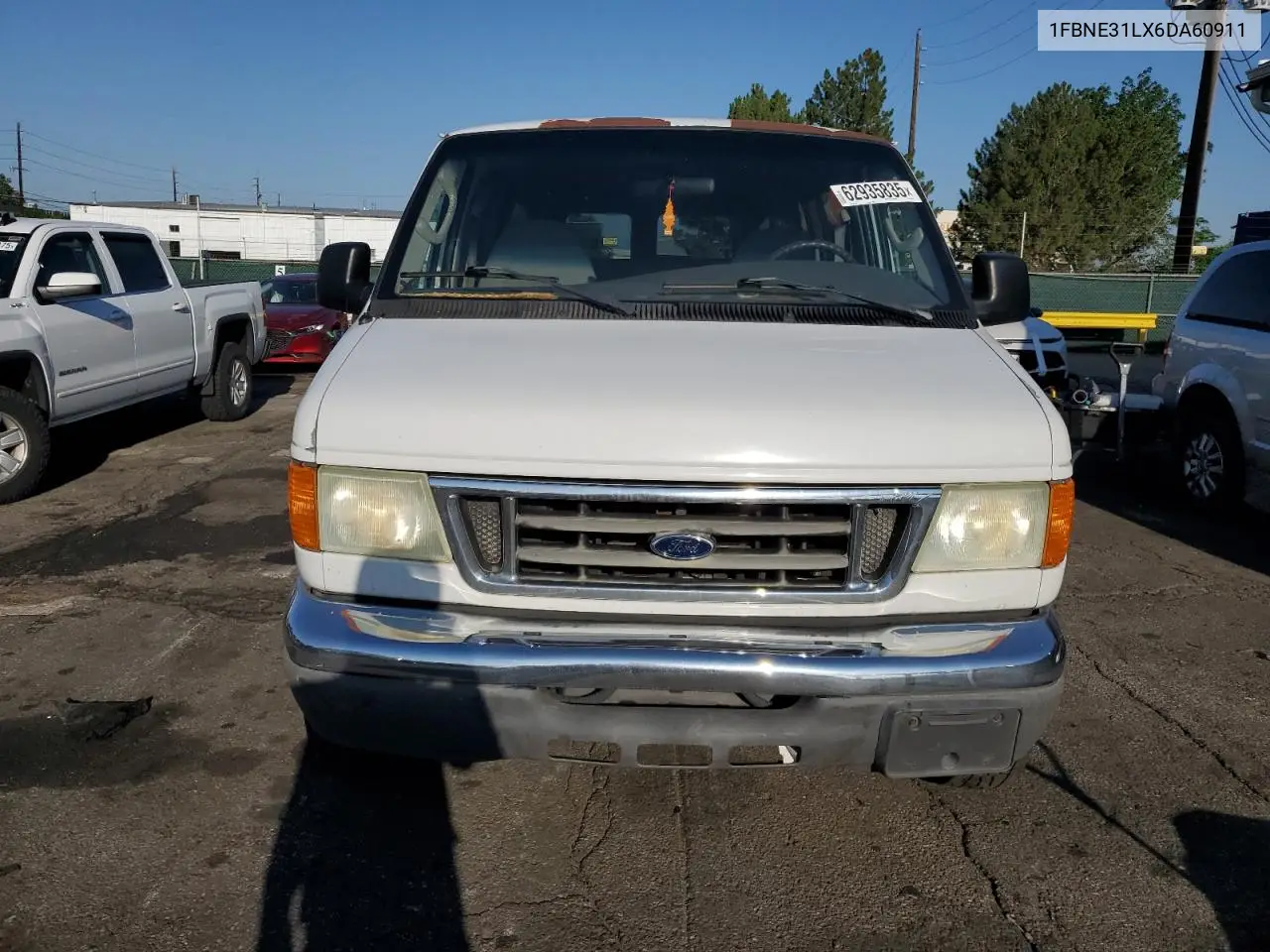 2006 Ford Econoline E350 Super Duty Wagon VIN: 1FBNE31LX6DA60911 Lot: 62935835