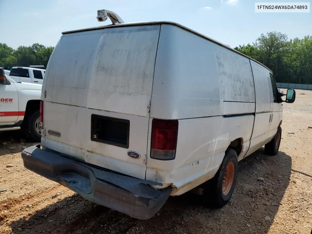 2006 Ford Econoline E250 Van VIN: 1FTNS24WX6DA74893 Lot: 62998565