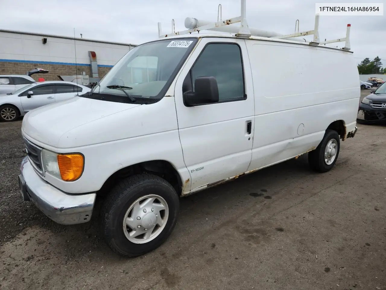 2006 Ford Econoline E250 Van VIN: 1FTNE24L16HA86954 Lot: 63314175